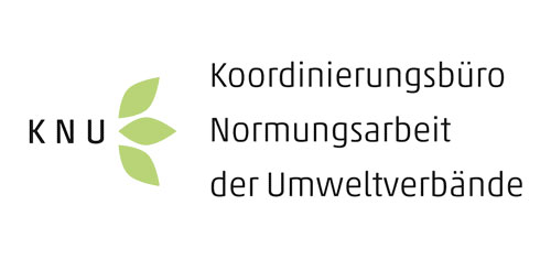 Logo des Koordinierungsbüros Normungsarbeit der Umweltverbände (KNU)