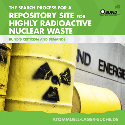 The search process for a repository site for highly radioactive nuclear waste. Foto: BUND