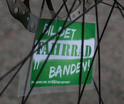 Bildet Fahrradbanden! Foto: Kristoffer Schwetje