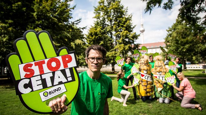 STOP CETA! Foto: Jörg Farys / BUND