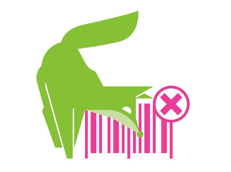 ToxFox-Logo mit Barcode