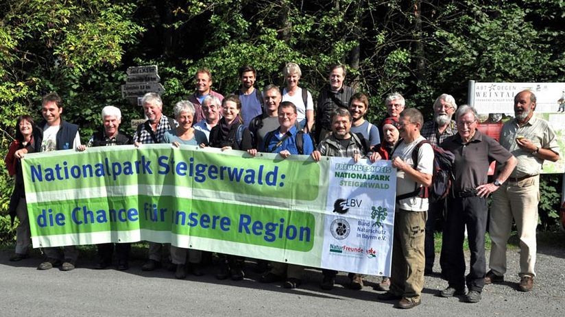 Die BUND-Arbeitskreise Wald und Naturschutz setzen sich für den Steigerwald als Nationalpark ein
