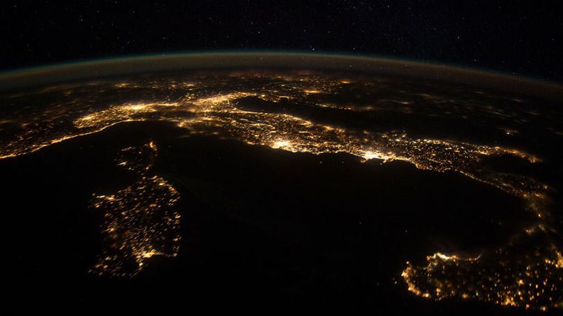 Europa bei Nacht: Es ist Zeit aufzuwachen für den Klimaschutz! Foto: CC BY-NC 2.0 / NASA