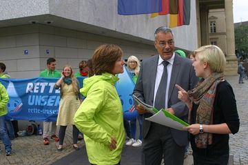 Aktion des BUND Niedersachsen zum Wasseraktionstag am 13. September 2018