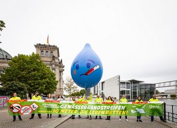 Aktion des BUND Bundesverband zum Wasseraktionstag am 13. September 2018