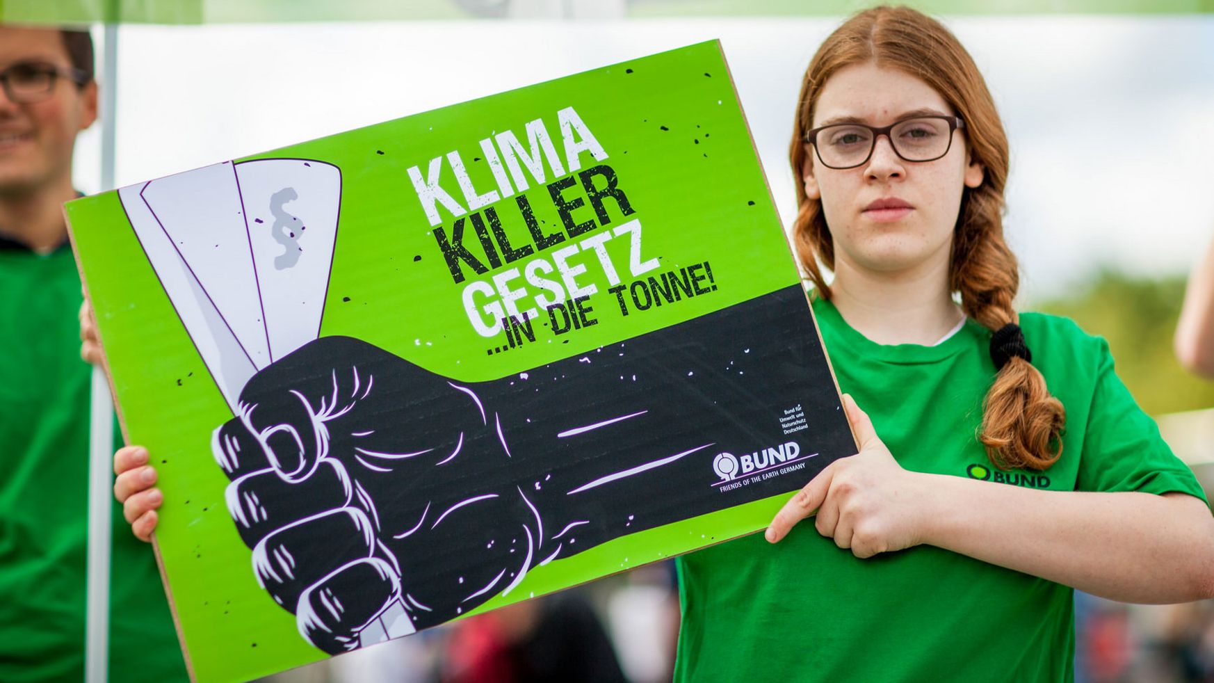 BUND-Protest gegen die EEG-Reformvorhaben am 7.7.2016 vor dem Reichstag, Foto: Jakob Huber / BUND