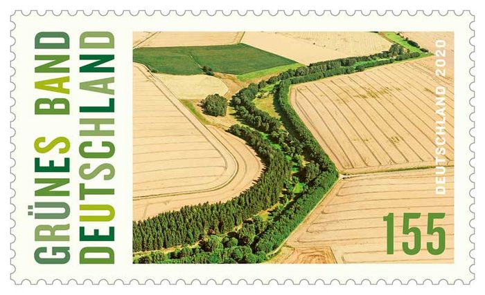 Briefmarke Grünes Band