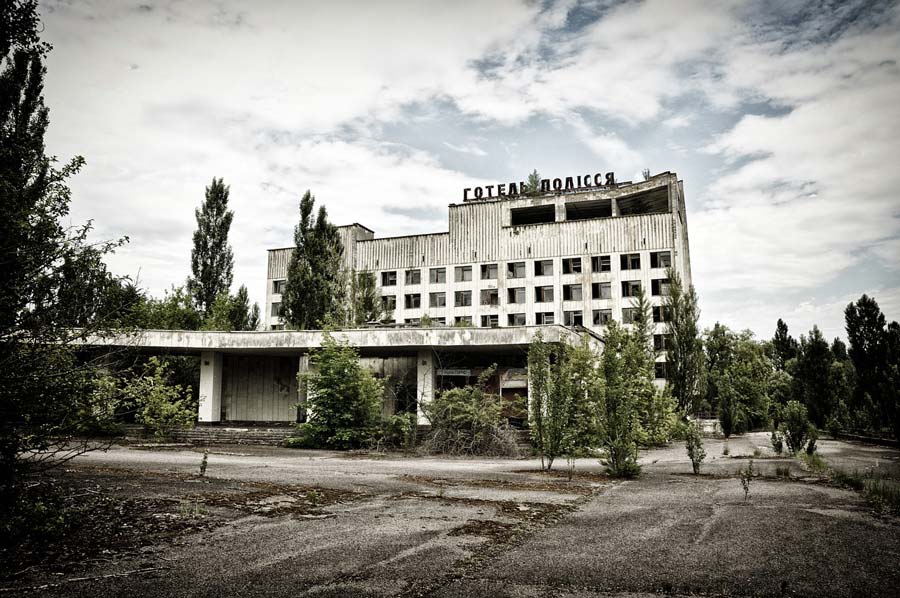 Verlassene Stadt Pripyat nahe des havarierten AKW Tschernobyl; Foto: Amort1939 / CC0 / pixabay.de