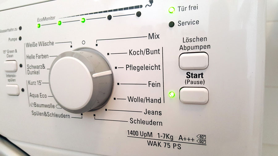 Waschmaschine der Effizienzklasse A+++; Foto: RaphaelaFotografie / CC0 / pixabay.com