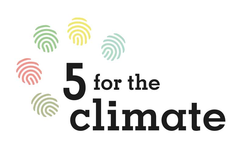 "5 for the climate": Themenwoche vom 14. bis 18. Juni 2021