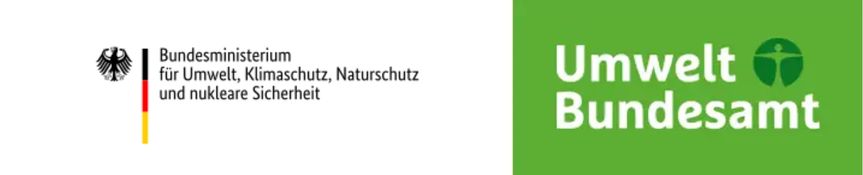 Logo Bundesministerium für Umwelt, Naturschutz, nukleare Sicherheit und Verbraucherschutz und Umweltbundesamt