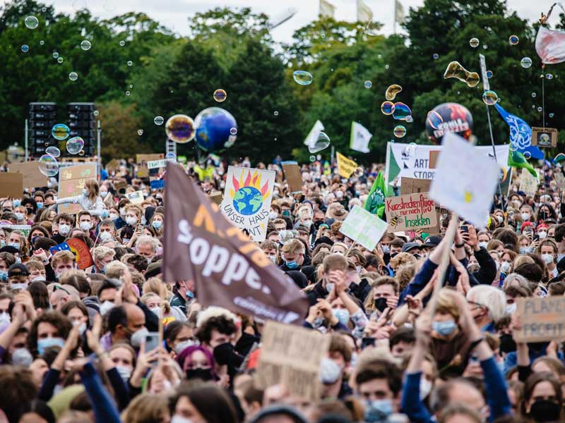 Klimastreik am 24.9.2021 in Berlin; Foto: Andi Weiland / BUND