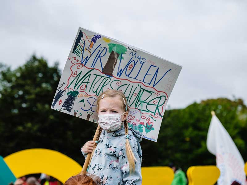 Klimastreik am 24.9.2021 in Berlin; Foto: Andi Weiland / BUND