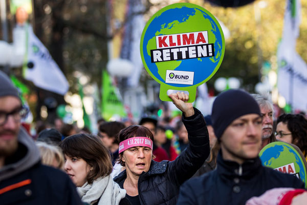 Klimademo anlässlich der COP23; Foto: Jörg Farys / BUND
