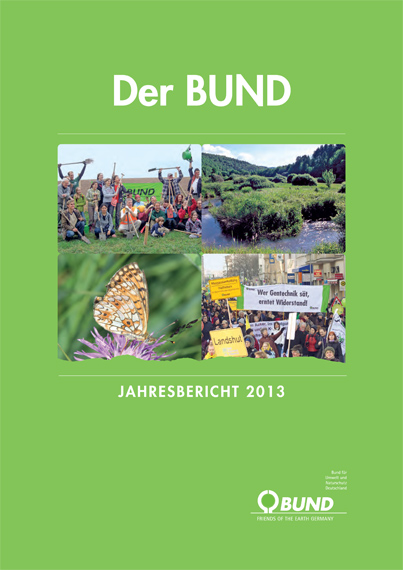 BUND-Jahresbericht 2013. Foto: BUND