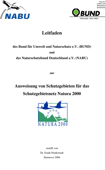 Natura 2000: Leitfaden zur Ausweisung von Schutzgebieten. Foto: BUND