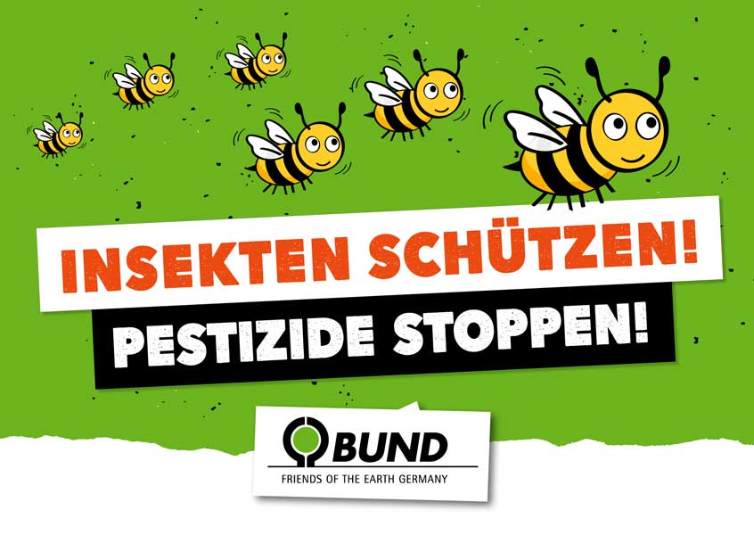 Insekten schützen! Pestizide stoppen!