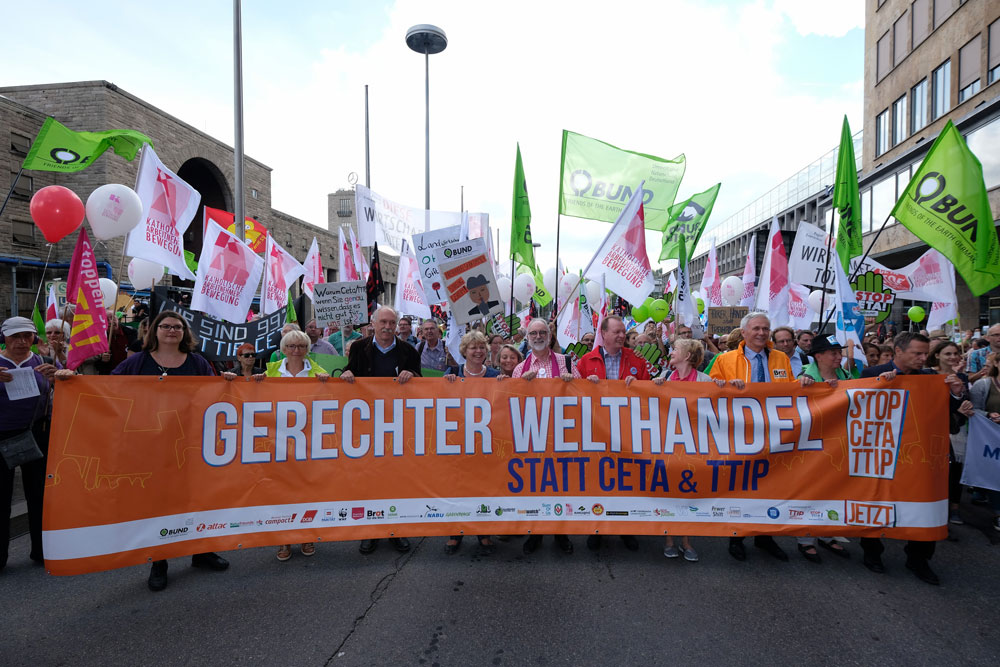 Stop CETA TTIP Demo Stuttgart