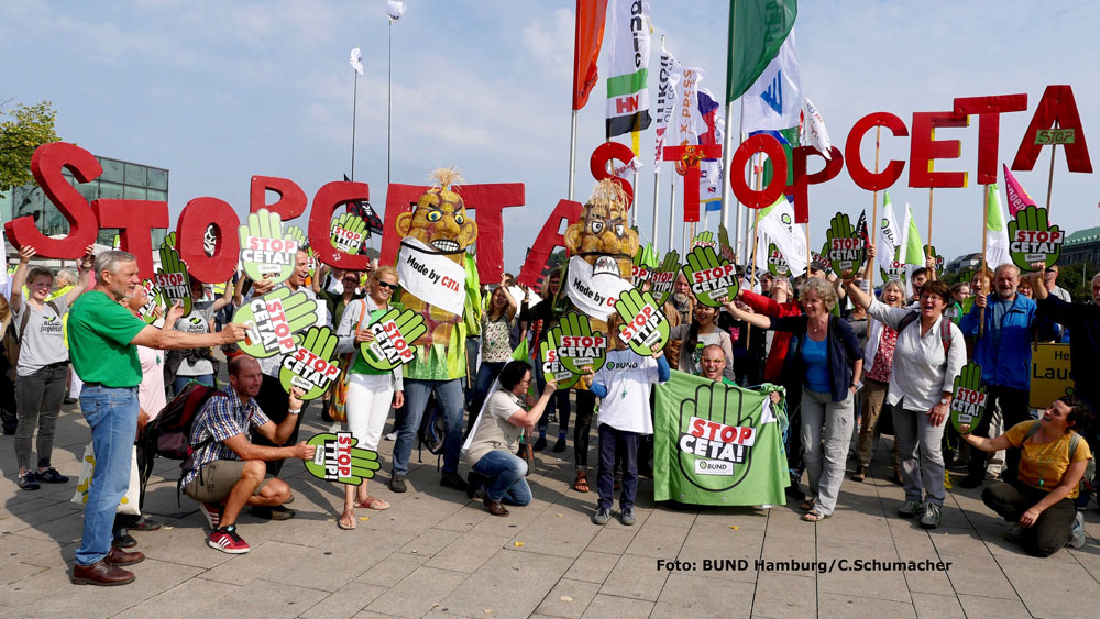Stop CETA TTIP Demo Hamburg