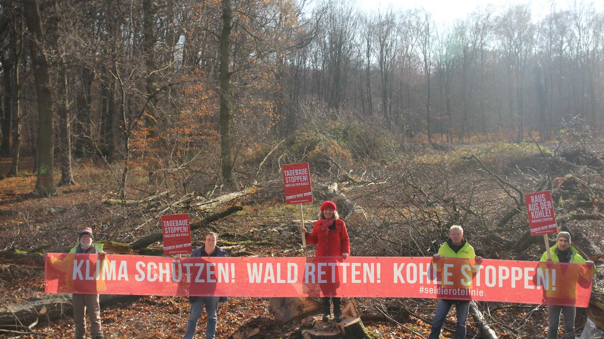 BUND-Protest im Hambacher Wald