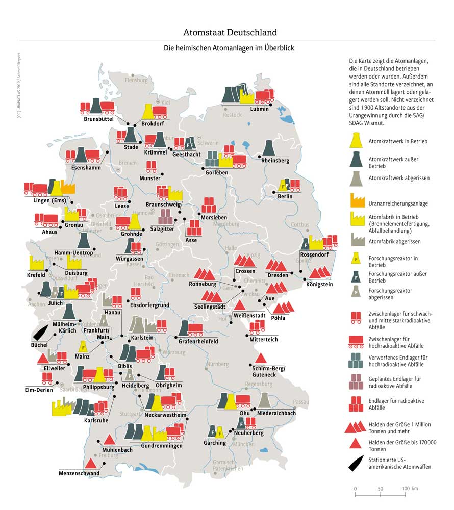 Atomanlagen in Deutschland